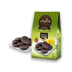 ANGIOLA GALLETITAS LIMON BAÑ. EN CHOCOLATE X 130 G